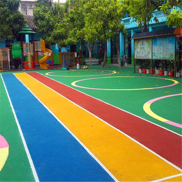 幼儿园户外活动场地做什么地材防滑？安全环保防滑地材全解