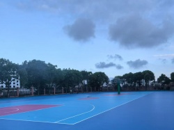 华南地区硅PU球场施工哪家靠谱？煌盛体育包工包料